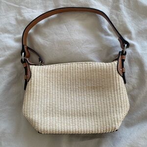 Fossil Tan and Brown Handbag